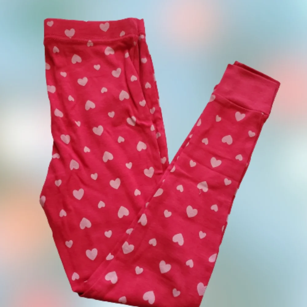 Leveret girls heart doll & me heart pj set, 6, red
